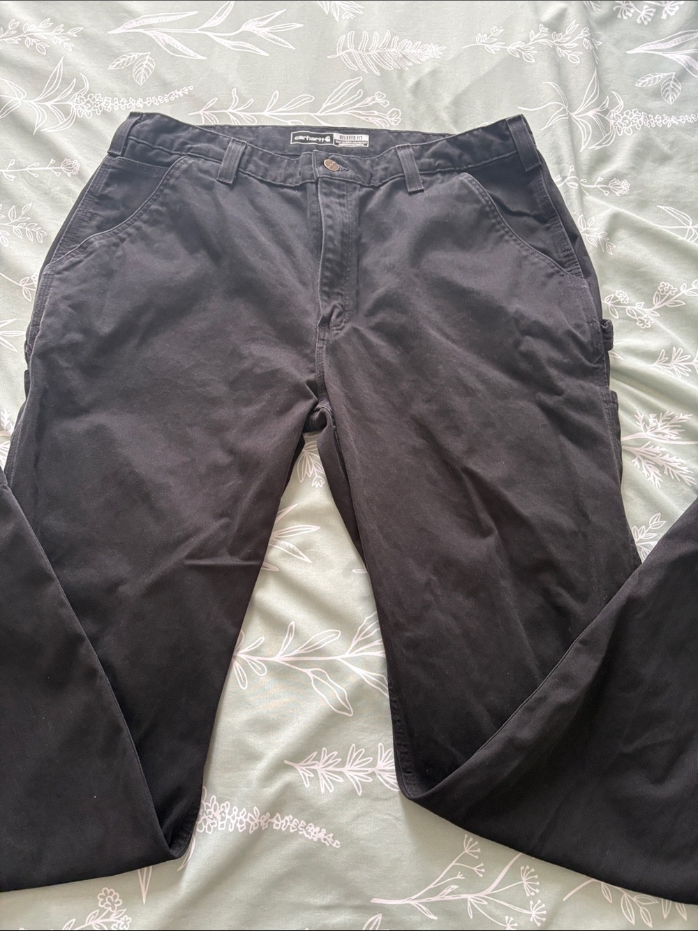 Carhartt Black Men's Chino Work Pants